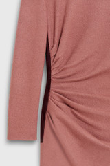 Evesham Dress Rose Pink Stretch Wool