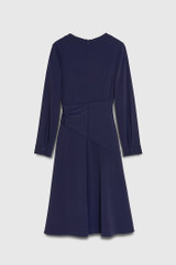 Oban Dress Navy Clever Crepe