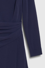 Oban Dress Navy Clever Crepe