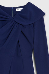 Averill Dress Indigo Stretch Crepe Averill Dress Indigo Stretch Crepe