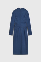 Greenwich Dress Indigo Wool Jersey
