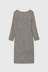 Melrose Dress Multicolour Houndstooth Jacquard