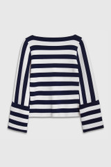Lisson Sweater Ivory And Navy