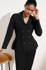 Formosa Knitted Jacket Black Merino 2