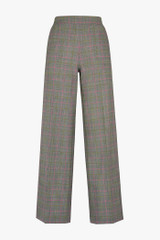 Collingham Wide-Leg Trousers Check Spring Wool Collingham Wide-Leg Trousers Check Spring Wool