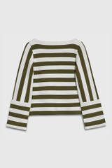Lisson Sweater Khaki And Ivory