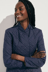 Elstead Reversible Quilted Jacket Olive Green And Navy