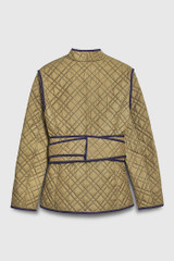 Elstead Reversible Quilted Jacket Olive Green And Navy