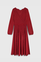 Belluno Knitted Dress Red