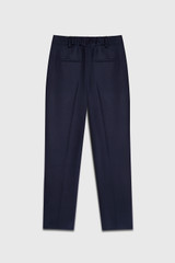 Ultimate Wool Slim-Leg Trousers Navy Ultimate Wool Slim-Leg Trousers Navy