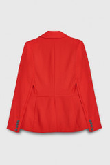 Kingston Jacket Summer Red Premium Wool Twill