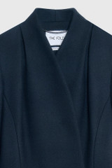 Finchley Coat Indigo Herringbone Wool