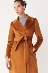 Aldwych Coat Camel Premium Wool