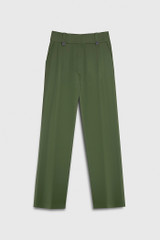 Belmont Trousers Khaki Green Stretch Cotton