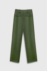 Belmont Trousers Khaki Green Stretch Cotton