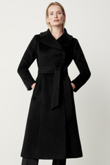 Harewood Coat Black Premium Wool