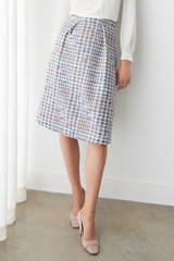 Blenheim Skirt Spring Multicolour Tweed