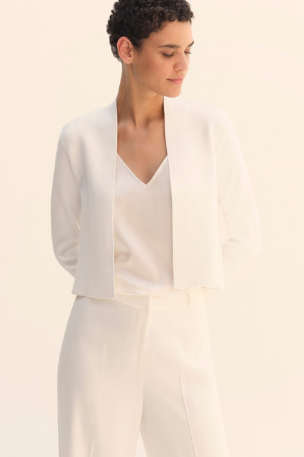 Caccini Jacket Ivory Sculpt Knit