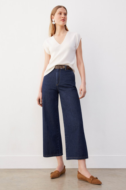 Denim Culottes Indigo