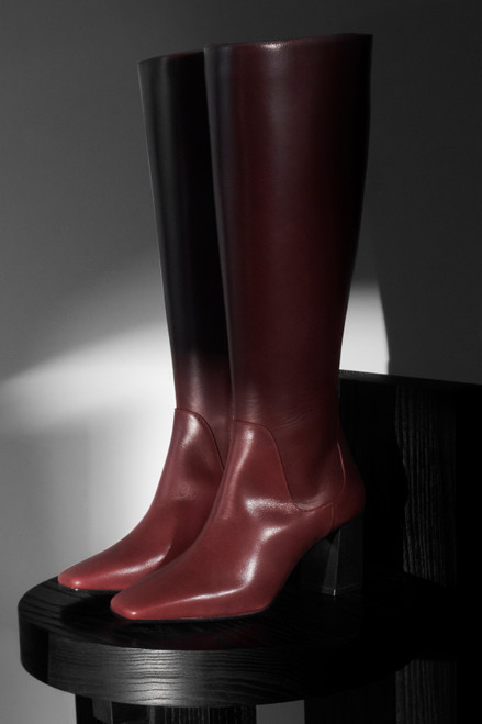 Modena 70 High Boot Burgundy Smooth Leather