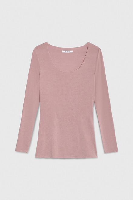 Livigno Layering Top Blush Superfine Modal Cashmere
