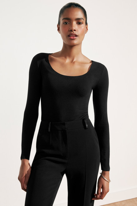 Messina Layering Body Black Superfine Modal Cashmere