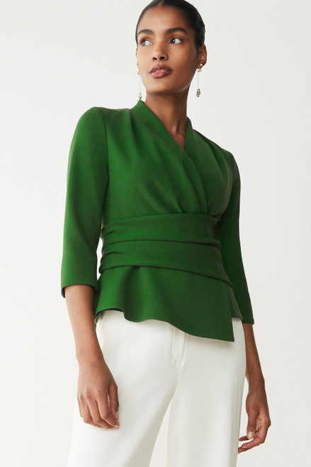 Belleville Top Laurel Green Soft Stretch Tailoring