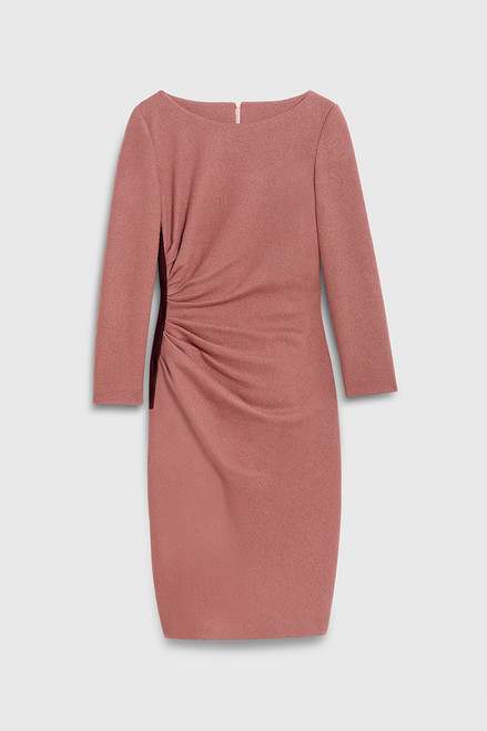 Evesham Dress Rose Pink Stretch Wool