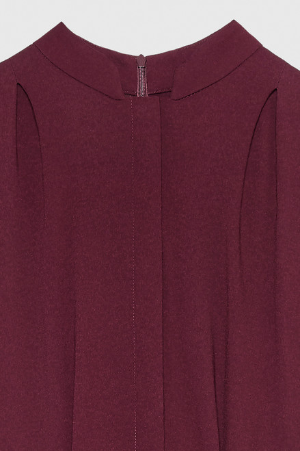 Remington Dress Berry Stretch Jacquard