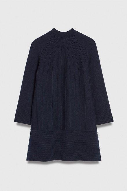 Willow Knitted Dress Navy Merino