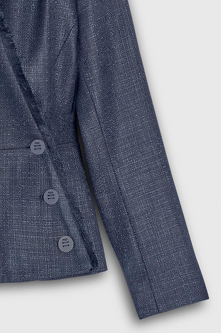 Ravenna Jacket Navy Premium Italian Linen Blend