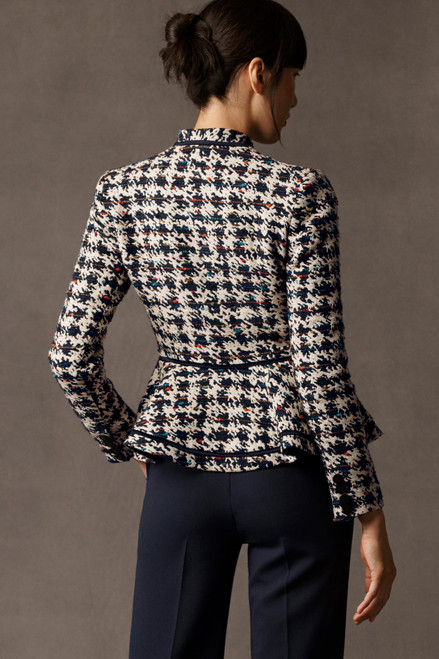 Corla Jacket Navy Multicolour Tweed