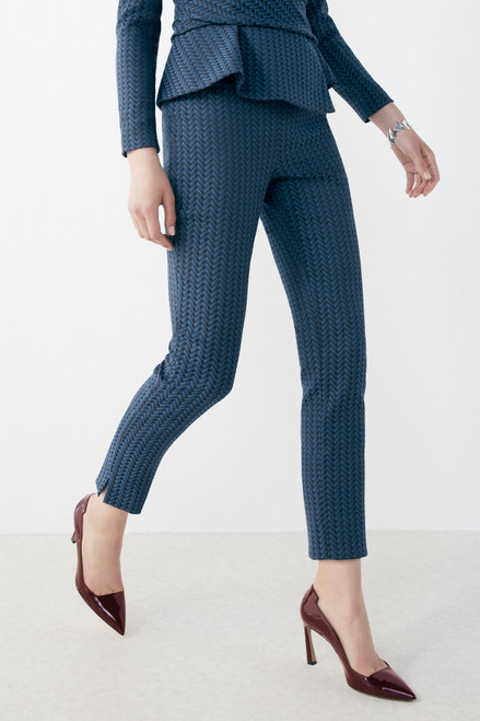 Nimes Trousers Indigo Stretch Jacquard