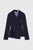 Clever Crepe Belleville Long Sleeve Top Navy