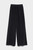 Balerno Elasticated Waist Palazzo Trousers Black Silk