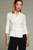 Clever Crepe Belleville Mid Sleeve Top Ivory