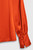 Melfi Blouse Amber Orange Silk Satin