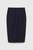 Clever Crepe Draped Pencil Skirt Navy Clever Crepe Draped Pencil Skirt Navy