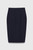Clever Crepe Draped Pencil Skirt Navy Clever Crepe Draped Pencil Skirt Navy
