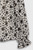 Albury Blouse Black And White Clover Print Silk Chiffon