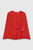 Clever Crepe Barley Top Summer Red