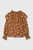 Beaufort Blouse Vicuna And Ivory Floating Floral Print Silk Chiffon