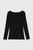 Livigno Layering Top Black Superfine Modal Cashmere