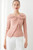 Keystone Top Blush Pink Sculpt Stretch Crepe