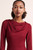 Cadogan Dress Cranberry Stretch Wool Crepe