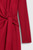 Greenwich Dress Garnet Red Wool Crepe