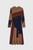 Hespers Knitted Dress Multicolour Intarsia Merino