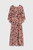 Fleurs Dress Rose Pink Watercolour Print Premium Silk Chiffon