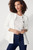 Drayton Peplum Knitted Jacket Ivory