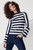 Lisson Sweater Ivory And Navy